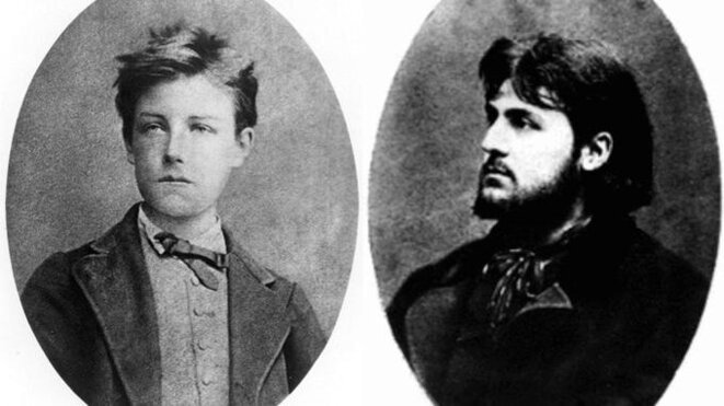 Arthur Rimbaud et Germain Nouveau.
