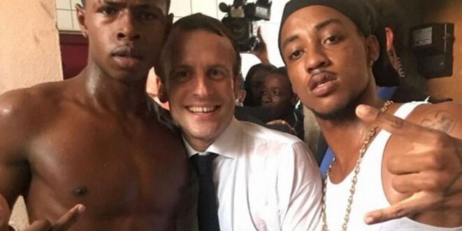 2018-10-17 Un jeune qui a posé avec Macron à Saint-Martin arrêté pour possession de stupéfiants 2018-10-17 Un jeune qui a posé avec Macron à Saint-Martin arrêté pour possession de stupéfiants