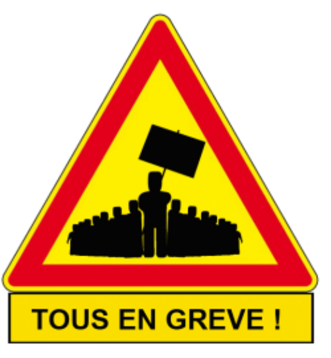 En grève