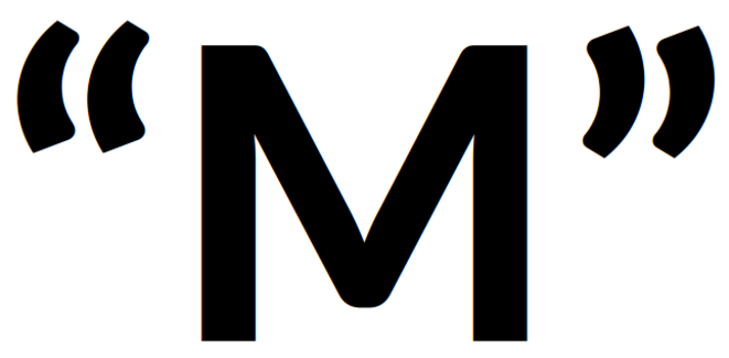 m
