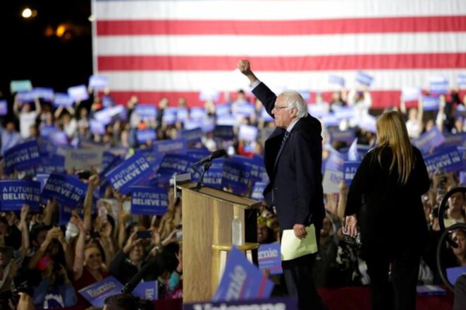 7 juin 2016. Bernie Sanders perd la primaire démocrate de Californie, ouvrant la voie à une candidature démocrate de Hillary Clinton à la présidentielle. On connaît la suite… © Reuters 7 juin 2016. Bernie Sanders perd la primaire démocrate de Californie, ouvrant la voie à une candidature démocrate de Hillary Clinton à la présidentielle. On connaît la suite… © Reuters