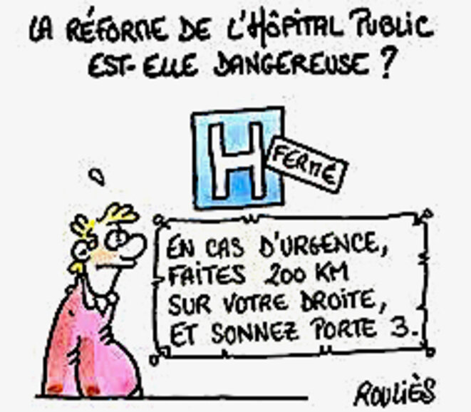 Réforme de l'Hôpital public © Rouliès Réforme de l'Hôpital public © Rouliès