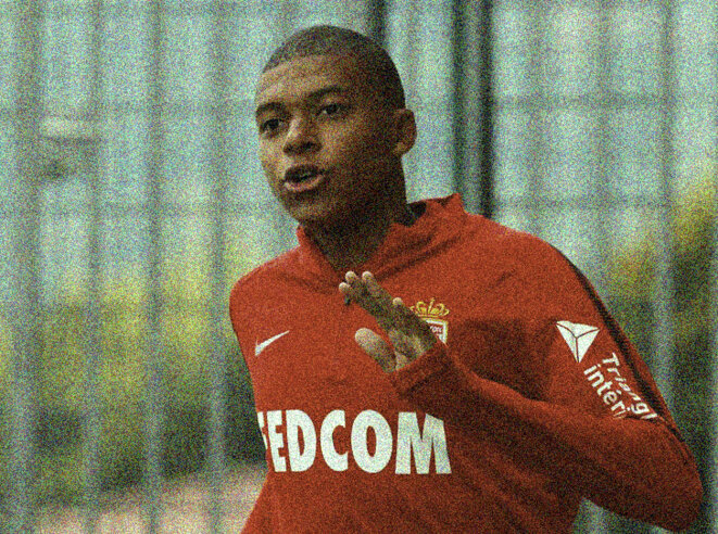 Kylian Mbappé sous les couleurs de Monaco. © Reuters Kylian Mbappé sous les couleurs de Monaco. © Reuters