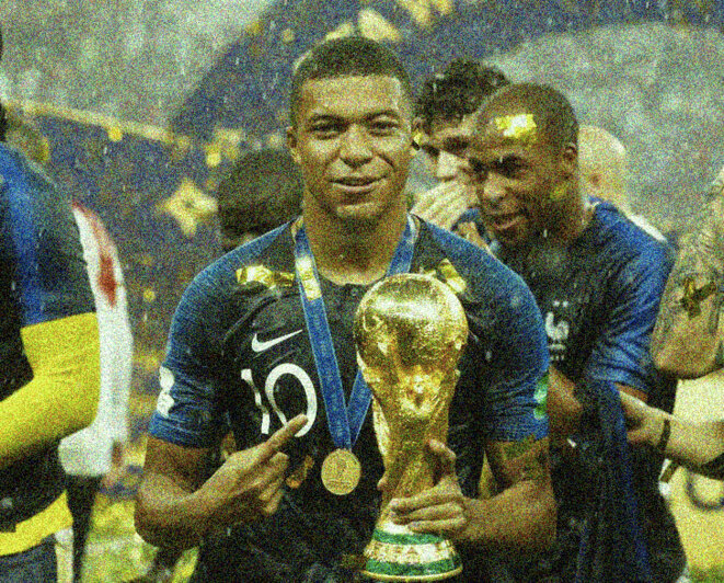 À 19 ans, Kylian Mbappé est champion du monde. © Reuters À 19 ans, Kylian Mbappé est champion du monde. © Reuters