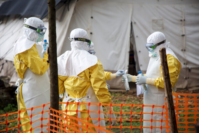 Réponse Ebola à Mangina © Carl Theunis/MSF