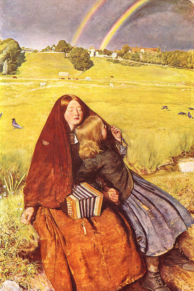 The blind girl John Everett Millais. ( 1854-1856 ) The blind girl John Everett Millais. ( 1854-1856 )