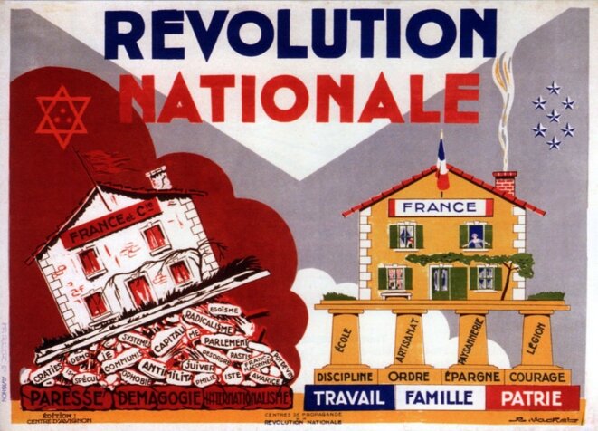 Propagande pour la Révolution Nationale © Domaine public Propagande pour la Révolution Nationale © Domaine public