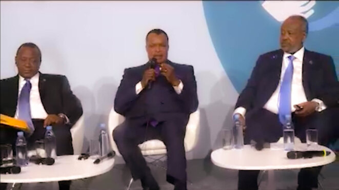 Denis Sassou-N’Guesso fait entendre sa voix au forum de Paris