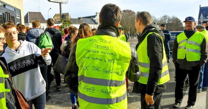 Une mobilisation des gilets jaunes. © Philippe Huguen / AFP Une mobilisation des gilets jaunes. © Philippe Huguen / AFP