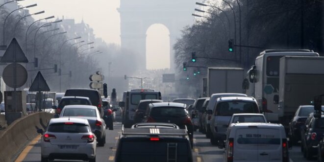 Paris dans les embouteillages. © Reuters