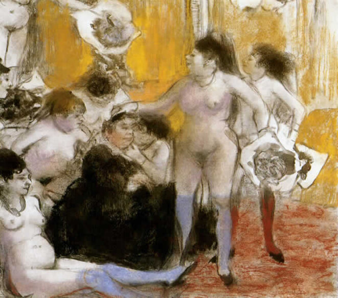 La fête de la patronne, Degas, 1878 La fête de la patronne, Degas, 1878