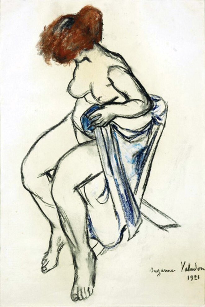 Femme assise, Suzanne Valadon, 1921 Femme assise, Suzanne Valadon, 1921