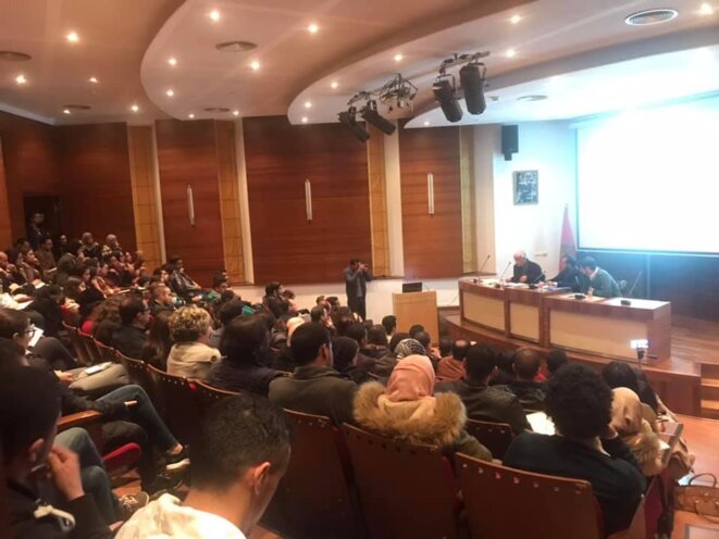 L'assitance à la conférence sur la loi de Finances 2019 à la médiathèque de la fondation Mohammed VI © JCMP L'assitance à la conférence sur la loi de Finances 2019 à la médiathèque de la fondation Mohammed VI © JCMP