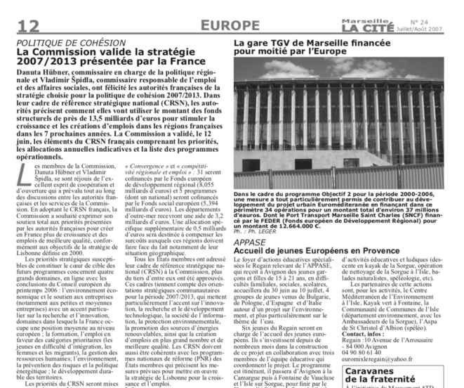 Dans Marseille La Cité (2007) © Philippe Léger Dans Marseille La Cité (2007) © Philippe Léger