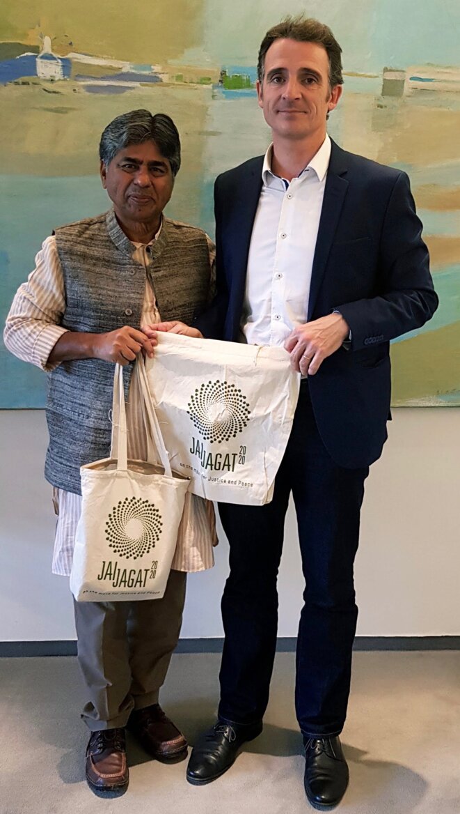Rajagopal et Eric Piolle © Benjamin Joyeux Rajagopal et Eric Piolle © Benjamin Joyeux