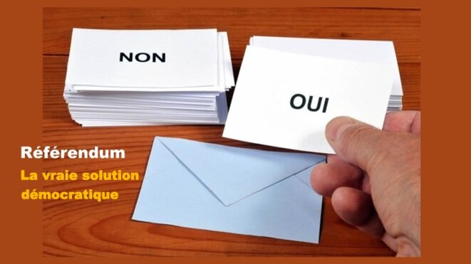 Référendum : la vraie solution démocratique © Gene Reynaud Référendum : la vraie solution démocratique © Gene Reynaud