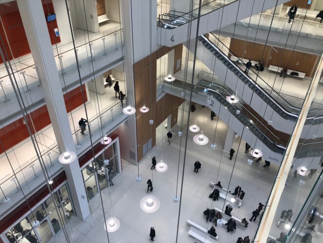 Au tribunal de Paris, lundi 3 décembre. © FB/Mediapart Au tribunal de Paris, lundi 3 décembre. © FB/Mediapart