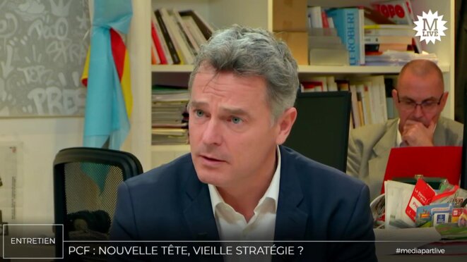 Fabien Roussel (secrétaire national du PCF). © Mediapart Fabien Roussel (secrétaire national du PCF). © Mediapart