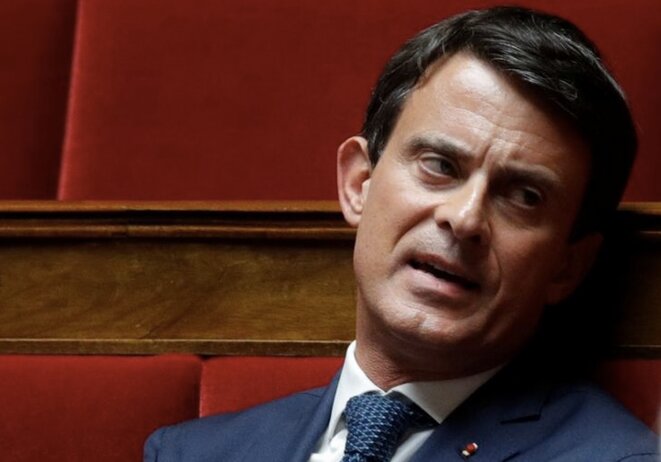 Manuel Valls, à l'Assemblée nationale, le 2 octobre 2018. © Reuters Manuel Valls, à l'Assemblée nationale, le 2 octobre 2018. © Reuters