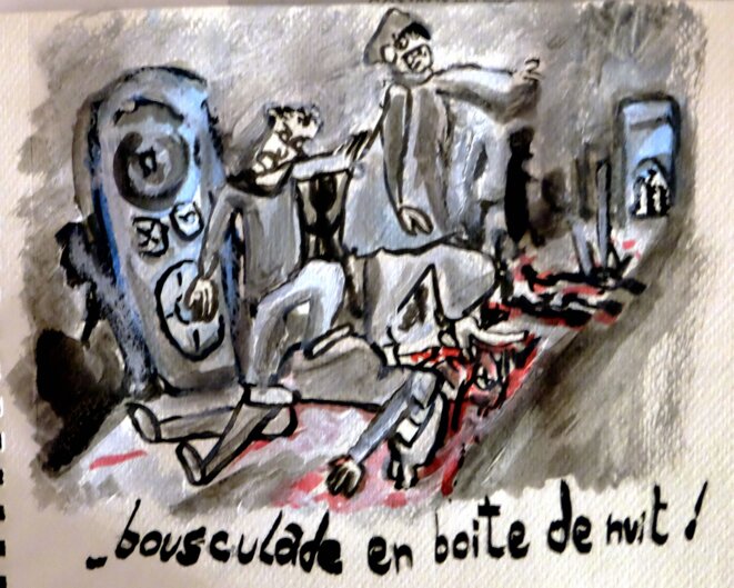 La terrible bousculade © Thieumato La terrible bousculade © Thieumato