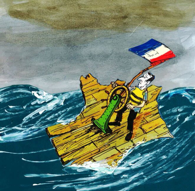 Gilet de sauvetage pour Macron !