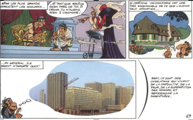 Le devin, 1972. © © Goscinny René (scénario), Uderzo Albert (dessins) Le devin, 1972. © © Goscinny René (scénario), Uderzo Albert (dessins)