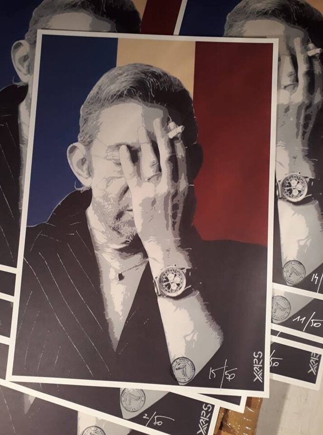 Spray Yars, expo Pierre Terrasson 15/12/2018 - 40x60, 50 exemplaires numerotés sur papier Rembrant 300gr. Spray Yars, expo Pierre Terrasson 15/12/2018 - 40x60, 50 exemplaires numerotés sur papier Rembrant 300gr.