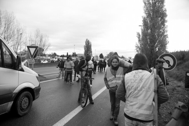 José Manrubia le 21 novembre sur l'A54 © Jan Dyver