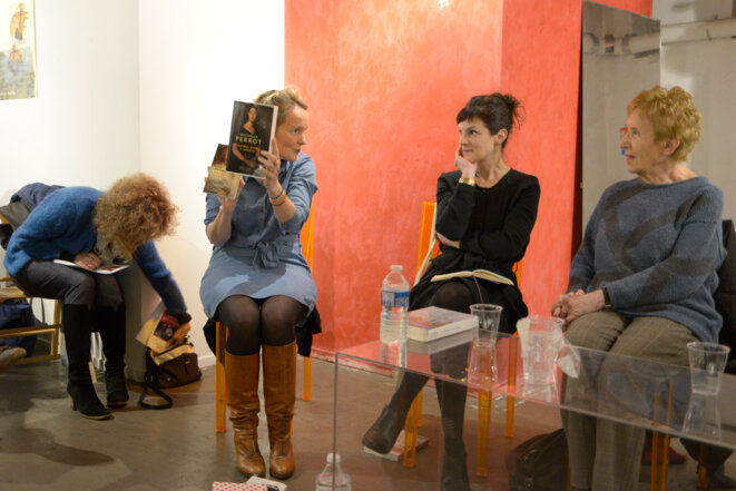 Michelle Perrot avec les Filles du loir, 14 décembre 2018 © Gilles Walusinski