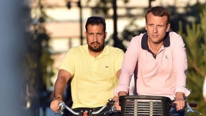 Macron et Benalla © Facebook Macron et Benalla © Facebook