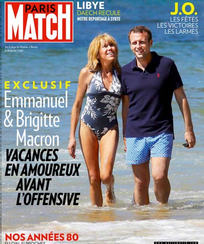Эммануэль и Бгигитт Макрон © Paris-Match Эммануэль и Бгигитт Макрон © Paris-Match