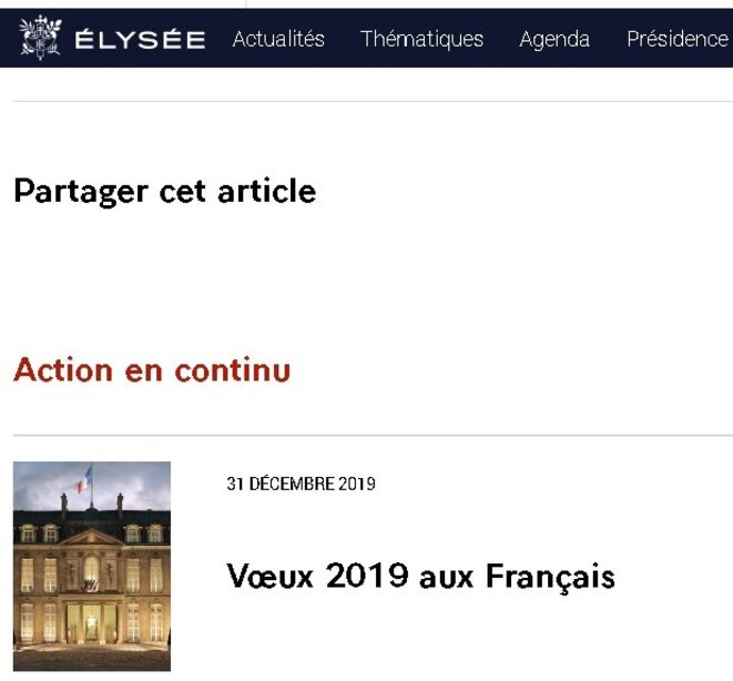 Macron sera-t-il encore là le 31 décembre 2019 ?