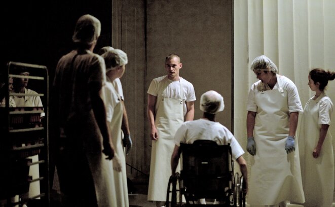 scène du spectacle "Le bouc" © Bruno Geslin scène du spectacle "Le bouc" © Bruno Geslin