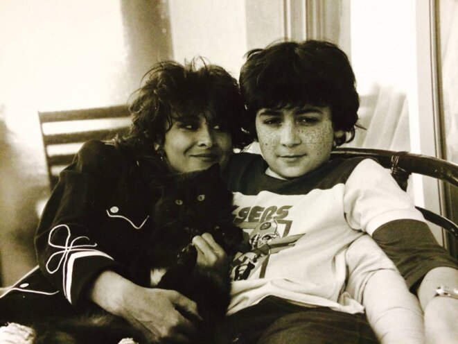 Fabienne et son fils Benjamin Dayne Fabienne et son fils Benjamin Dayne