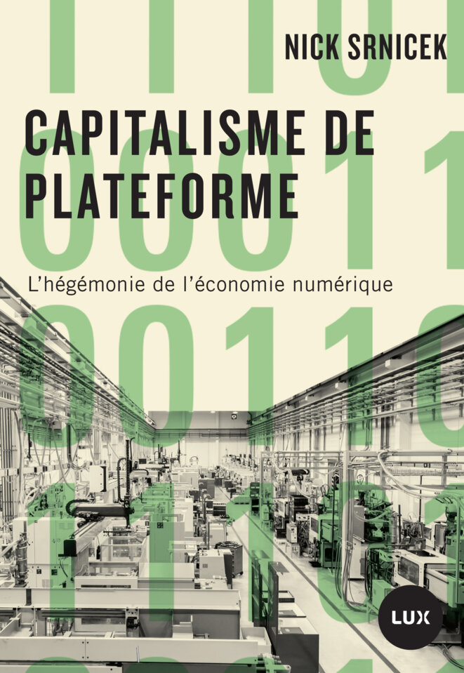 Couverture du livre « Capitalisme de plateforme » de Nick Srnicek.