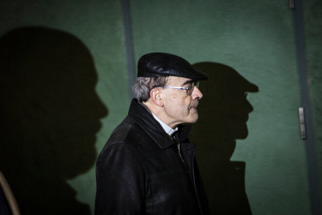 Le cardinal Barbarin au tribunal correctionnel de Lyon le 7 janvier. © Albert Campi / We Report Le cardinal Barbarin au tribunal correctionnel de Lyon le 7 janvier. © Albert Campi / We Report