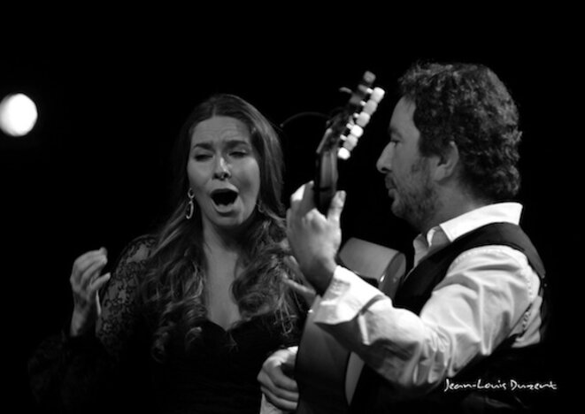 Rocio Marquez et Alfredo Lagos lors du Festival de Nîmes 2013 © Jean-Louis Duzert Rocio Marquez et Alfredo Lagos lors du Festival de Nîmes 2013 © Jean-Louis Duzert