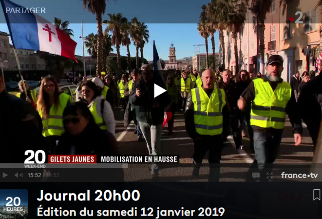 12 Janvier 2019 Dans Les Défilés Jaunes Lextrême Droite