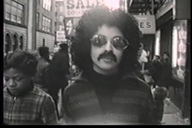 The Mythic Being (1973) - Film Still © Adrian Piper The Mythic Being (1973) - Film Still © Adrian Piper