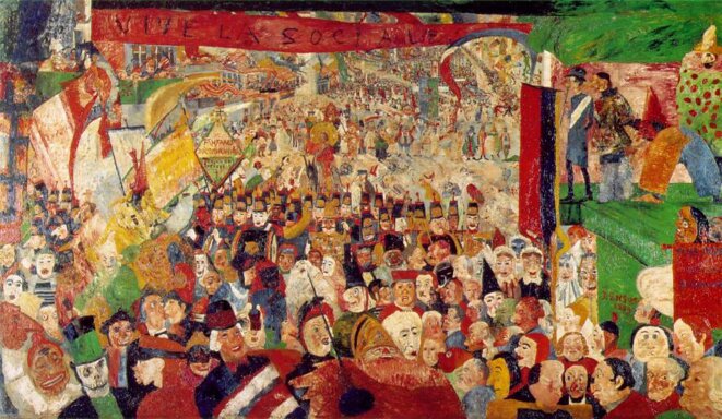 James Ensor - L'entrée du Christ à Bruxelles James Ensor - L'entrée du Christ à Bruxelles