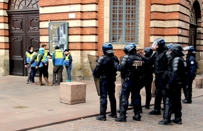 À Toulouse, samedi 12 janvier. © ER À Toulouse, samedi 12 janvier. © ER
