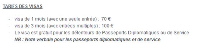Formalités © Site de l'ambassade du Tchad Formalités © Site de l'ambassade du Tchad