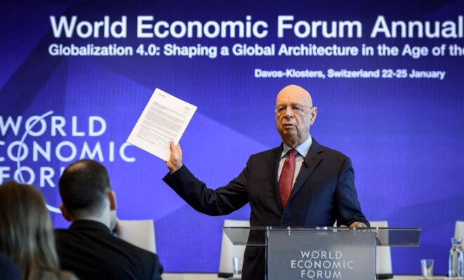 Klaus Schwab, fondateur du sommet de Davos. © DR Klaus Schwab, fondateur du sommet de Davos. © DR