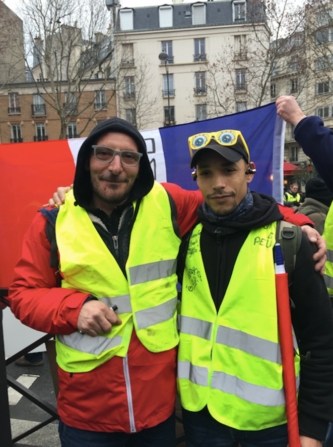 Cyrille et Sébastien – gilets jaunes – Samedi 2 février - Paris © Pascale Pascariello