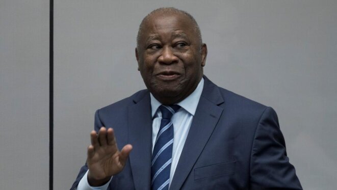 L'ancien président de Côte d'Ivoire, Laurent Gbabo, le 15 janvier 2019 à la Haye, après son acquittement par la Cour pénale internationale. © Reuters L'ancien président de Côte d'Ivoire, Laurent Gbabo, le 15 janvier 2019 à la Haye, après son acquittement par la Cour pénale internationale. © Reuters