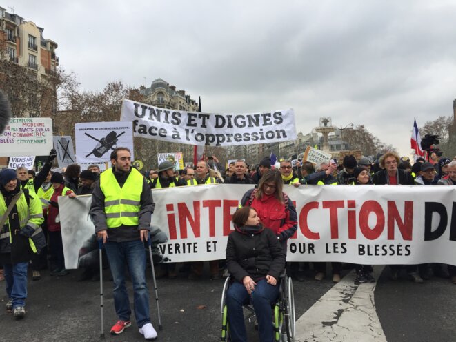 Marche blanche – gilets jaunes - Samedi 2 février - Paris © Pascale Pascariello