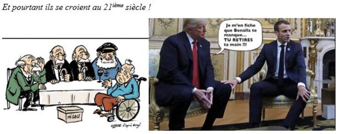 les-dupond-t-et-macron-en-manque-de-benalla