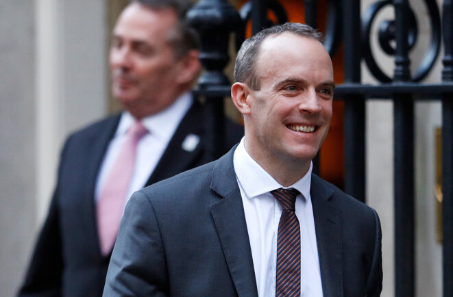 Dominic Raab à Londres le 13 novembre 2018 © Reuters / Peter Nicholls. Dominic Raab à Londres le 13 novembre 2018 © Reuters / Peter Nicholls.