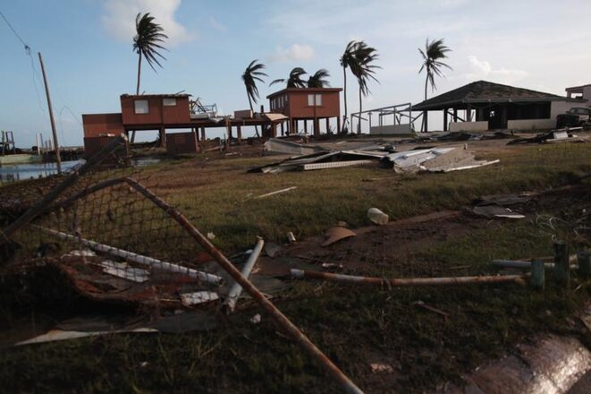 Après le passage de l'ouragan Maria, à Porto Rico, en septembre 2017. © Reuters