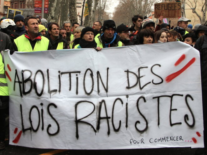 Samedi 2 février à Toulouse, lors de l'acte XII des gilets jaunes. © MR Samedi 2 février à Toulouse, lors de l'acte XII des gilets jaunes. © MR